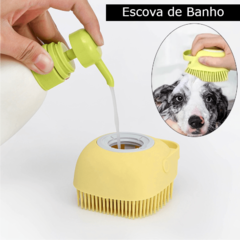 Escova Massageadora de Banho de Silicone