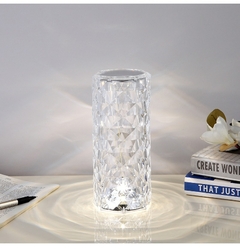 Crystal light - Luminária de Mesa de cristal LED - Inovar Express