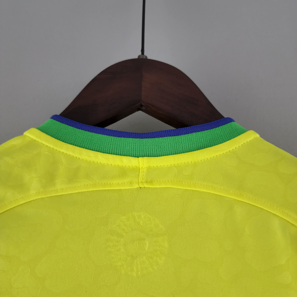 Camisa Seleção Brasil I 2018 s/n° - Torcedor Nike Feminina - Amarelo+Verde