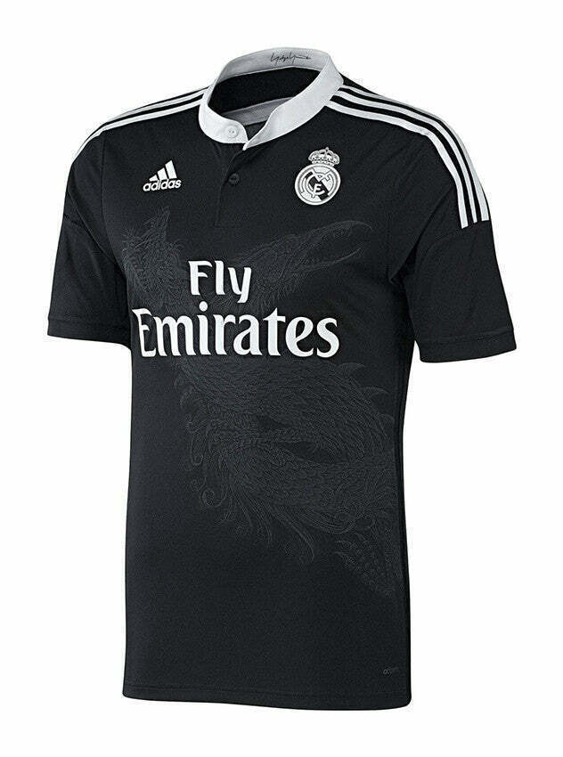 Camisa Real Madrid Third 23/24 s/n° Torcedor Adidas Masculina - Preto