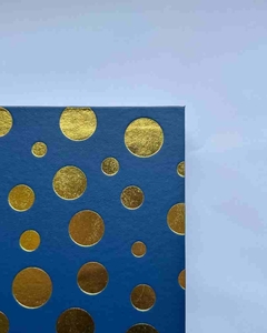 Agenda 2024 Azul Capa com hot stamping dourado e prata Artimpresso - comprar online