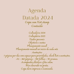 Agenda 2024 Floral Areia Artimpresso - ARTIMPRESSO