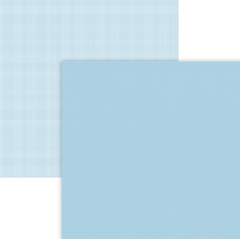 Mini Poa e Mini Xadrez Azul Pastel - Cod 3102