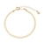 Pulseira Malha Fita Banho Ouro 18k