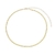 Colar Choker Fita 4 mm Banho Ouro 18k - comprar online