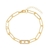 Pulseira Inspired Cartier com Elo Cravejado Zircônias Banho Ouro 18k