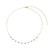 Colar Choker com Pontos de Luz Colors Banho Ouro 18k - comprar online