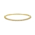 Pulseira Bracelete Slim Cravejado com Trava Banho Ouro 18k