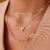 Colar choker de fita 4 mm em banho de ouro 18k