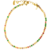 Pulseira Riviera Zircônias Coloridas Banho Ouro 18k - comprar online