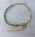 Pulseira Riviera Esmeralda e Elo Cartier Banho Ouro 18k na internet