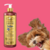 Frasco de shampoo Limpeza Intensa Safira Cereja e Avelã 500ml da Dolce Pet com um cão feliz ao lado.