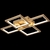 Luminária Lustre LED Smd 50w Alumínio Dourado 4000k LP013 Nitrolux - comprar online