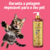 Gato brincando ao lado do Shampoo Limpeza Intensa Safira Bambu Mossô 500Ml da Dolce Pet.