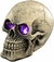 Imagem do Crânio Decorativo com Olhos LED Vermelho Halloween