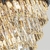 Luminária Lustre Pendente Cristal K9 Dourado Preto Cristal LTR-010P 8x E14 Nitrolux - comprar online