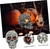 Crânio Caveira Decorativo Cravejado Em Resina Halloween - comprar online