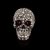 Crânio Caveira Decorativo Cravejado Em Resina Halloween - loja online