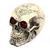 Crânio Decorativo com Olhos LED Vermelho Halloween - comprar online