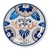 Prato Decorativo De Parede Porcelana 19Cm Azulejo