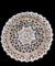 Mandala Decorativa Importada Da Indonésia De Pedra com Flor Lótus 45Cm na internet