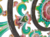 Mandala Decorativa Madeira Colorida Indonésia Flores 60Cm - loja online