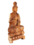 Estátua Em Madeira Kuan Yin Sentada Importada De Bali 80Cm - comprar online