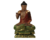 Estátua Buda Em Madeira Suar Color Gold Importada De Bali 1 Metro na internet