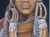 Quadro Tela Decorativa Étnica Pintada A Mão Tribo Mursi África na internet