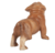 Escultura Em Madeira Cachorro Bulldog Importada De Bali na internet