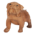 Escultura Em Madeira Cachorro Bulldog Importada De Bali - comprar online