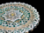 Mandala Decorativa Importada Da Indonésia De Pedra com Flor Lótus Verde 45Cm na internet