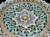 Mandala Decorativa Importada Da Indonésia De Pedra com Flor Lótus Verde 45Cm - comprar online