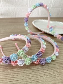 TIARA FLOR 3D - CANDY COLOR - comprar online