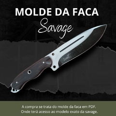 Molde para construção da faca Savage