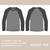 Molde PDF de Camiseta Raglan Manga Longa Juvenil tamanhos 12,14,16 - comprar online