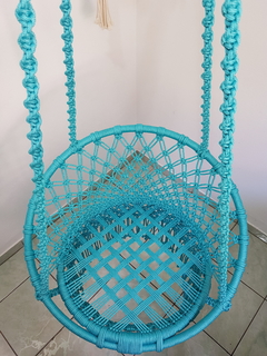 Balanço de macrame em corda naútica 70 cm - loja online