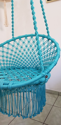 Balanço de macrame em corda naútica 70 cm - comprar online