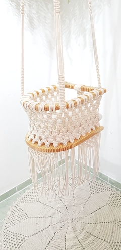 Balanço de Bebê em Macrame - artkasaldesign