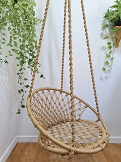 Balanço de macrame sem franjas 70 cm na internet