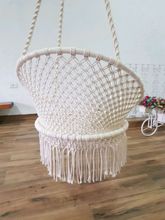 Cadeira Suspensa Macrame na internet