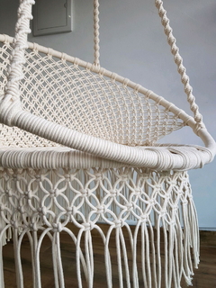 Cadeira Suspensa Macrame - artkasaldesign