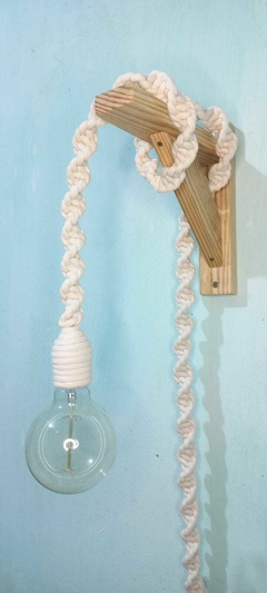 Luminária decorativa de macrame - comprar online