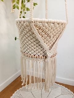 Balanço infantil de macrame - artkasaldesign