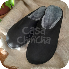 Pantufla Hombre Invierno (NEGRO) - comprar online