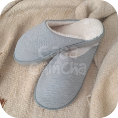 Pantufla Hombre WAFFLE (Gris)