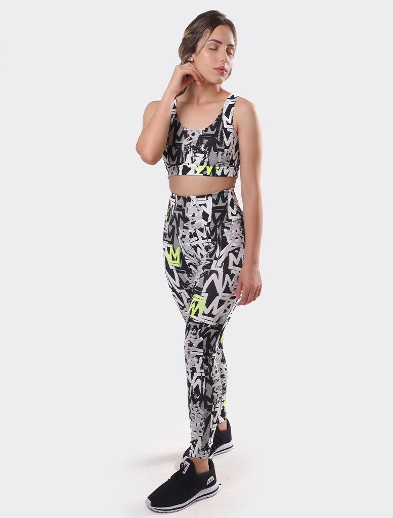 Legging Estampada Grafite - NR Fit