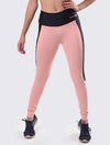 Legging Rosa com Preto