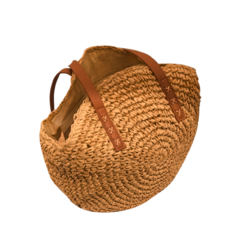 Bolsa Artesanal Redonda Caramelo - comprar online