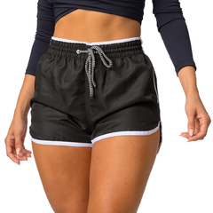 Short Tactel Feminino Preto